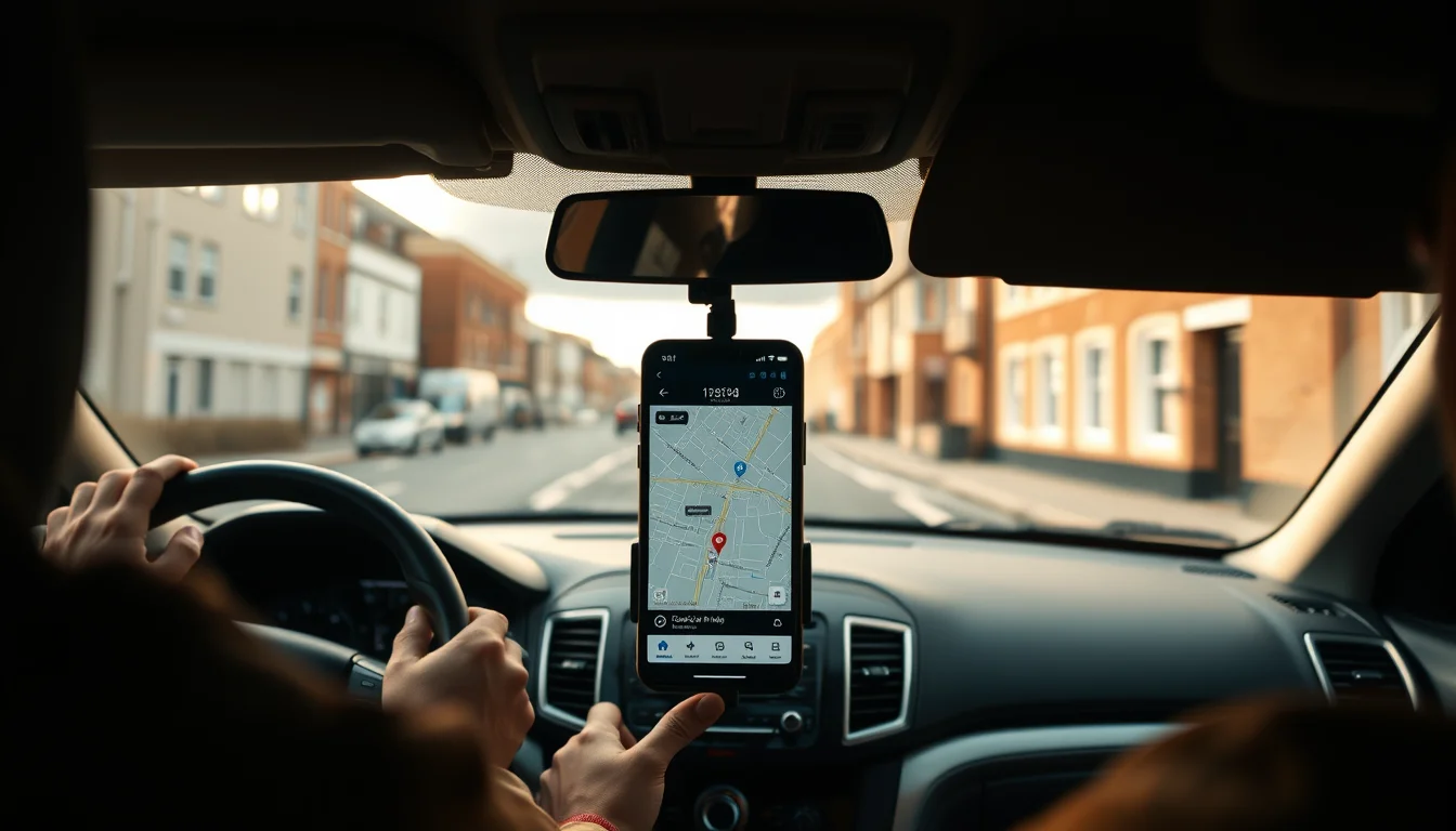 How much tax do Uber drivers pay in the UK: a coin pie chart beside a calculator and a road