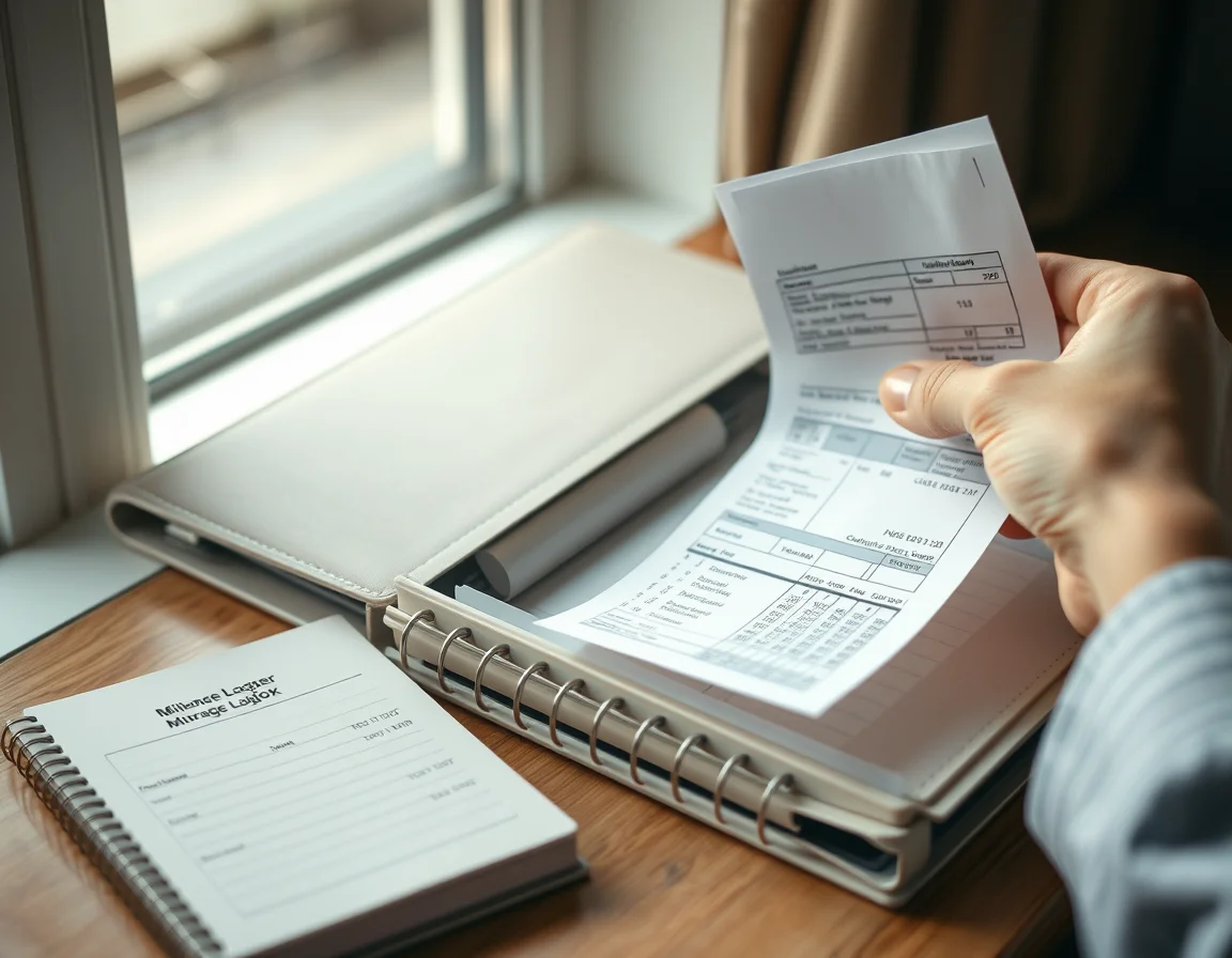 Photo illustrating how much tax Uber drivers pay UK, bookkeeping checklist for UK Uber and private hire drivers