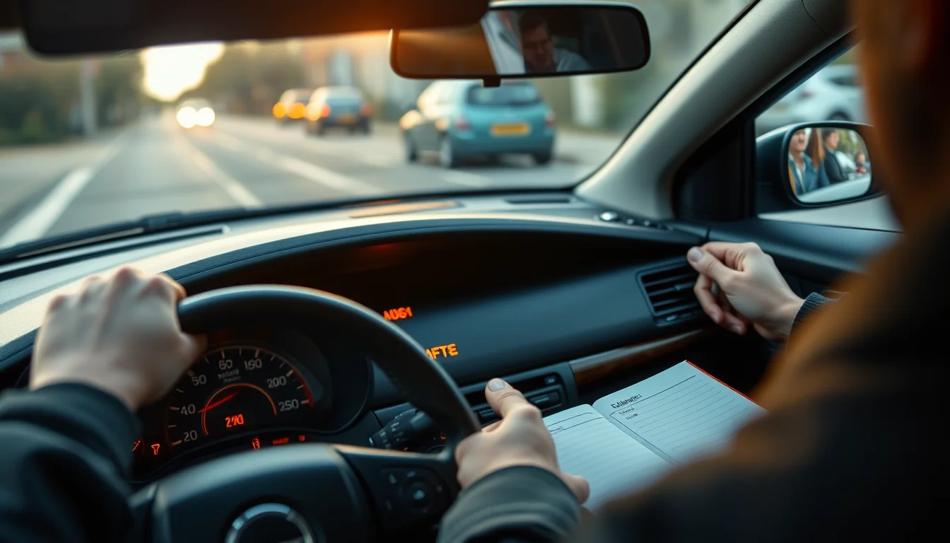 Mileage allowance for a limited company driver: an office building linked to a car by a route line
