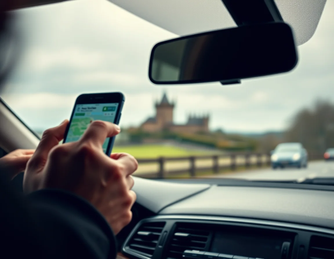 Photo illustrating VAT registration online in Edinburgh for UK Uber and private hire drivers